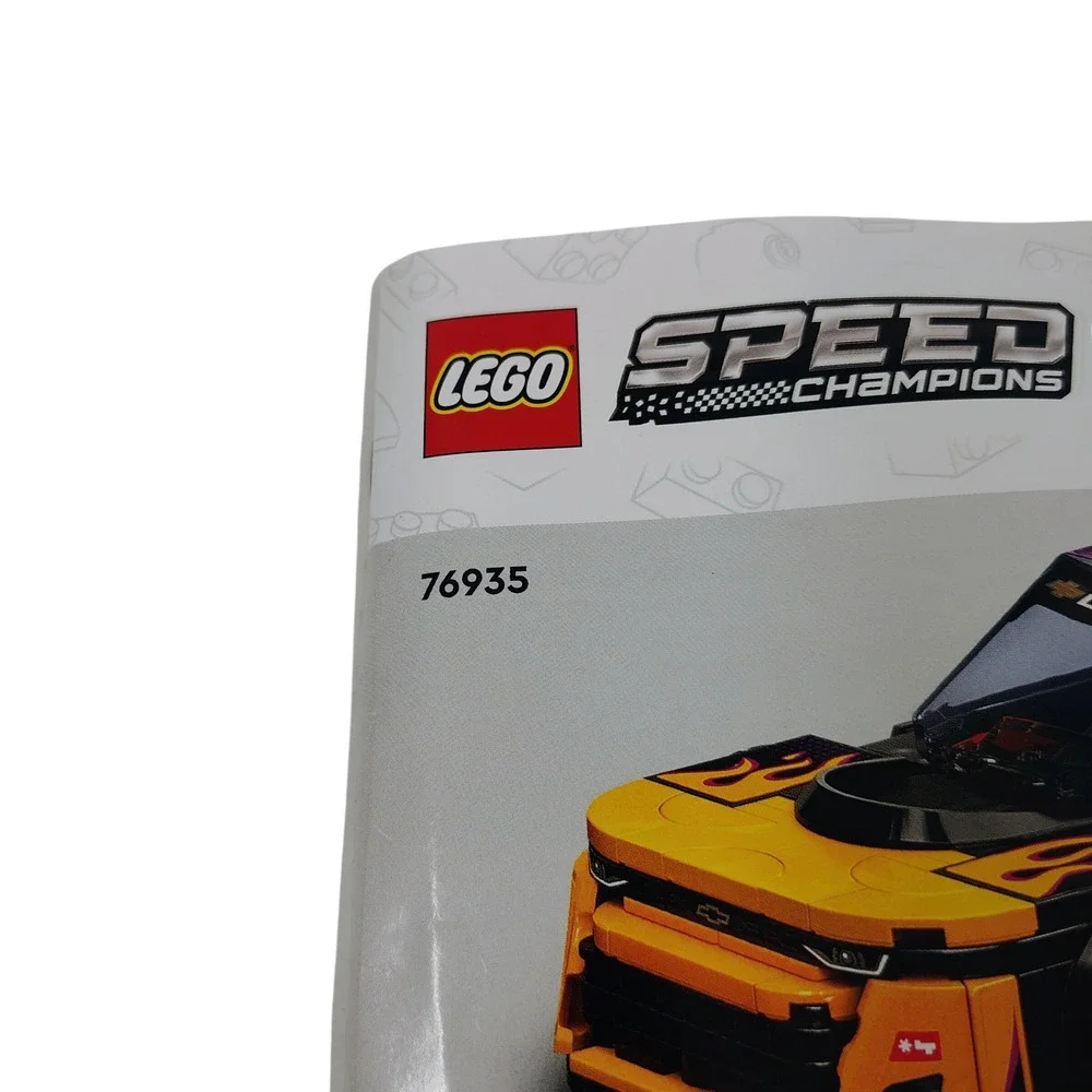 LEGO Speed Champions 76935 NASCAR Next Gen Chevrolet Camaro ZL1 Manual Only